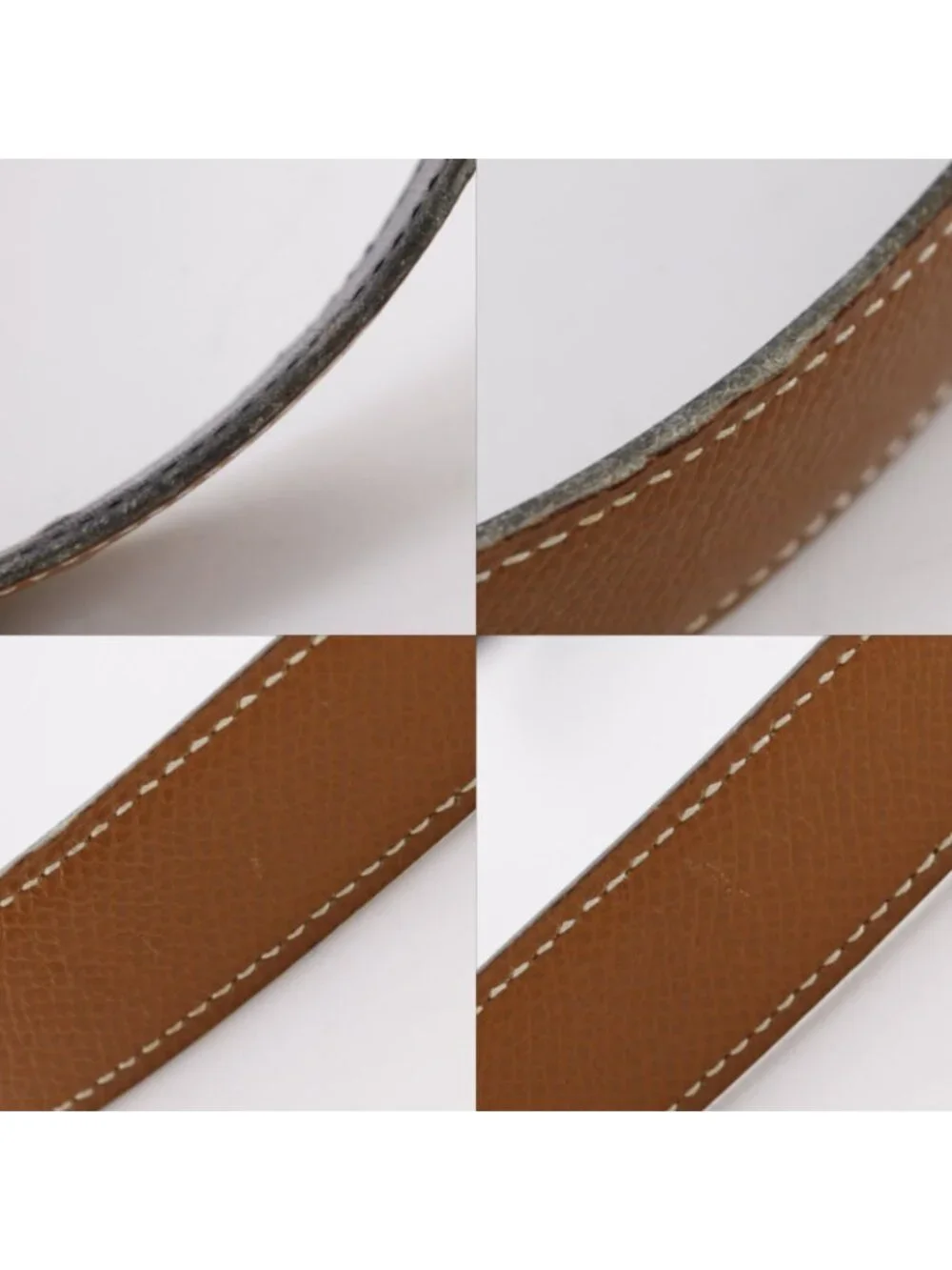 Hermes Constance Belt Reversible Veau Epsom Calf Gold Plated Brown Black